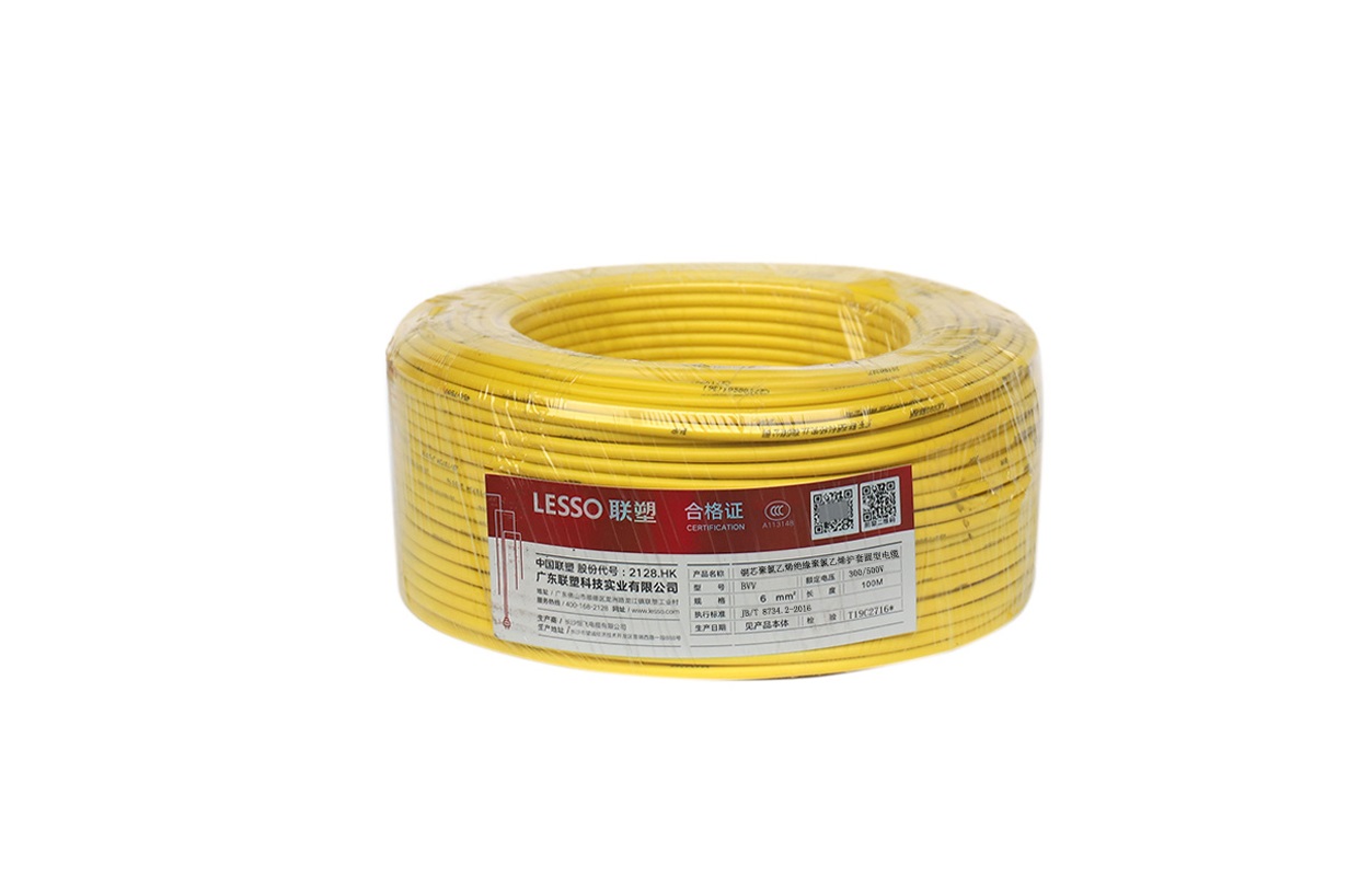 威尼斯9499銅芯聚氯乙烯絕緣聚氯乙烯護套固定布線用電纜BVV型（單芯）